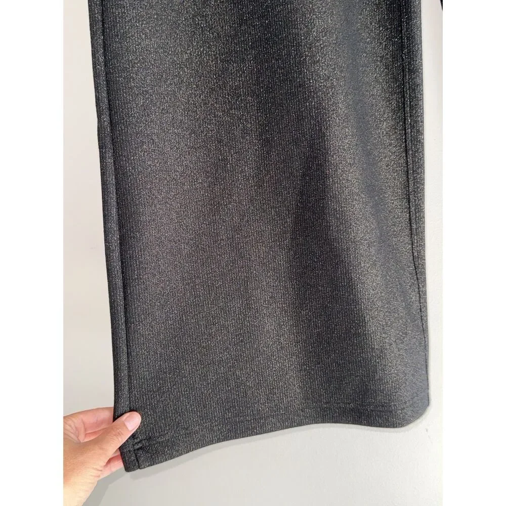 Spanx Air Essentials Wide Leg Shimmer Metallic Pull On Comfort Soft Size Large - Picture 6 of 16